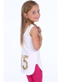 Tricou alb fete NDZ7845 - Magazin online - Boutique